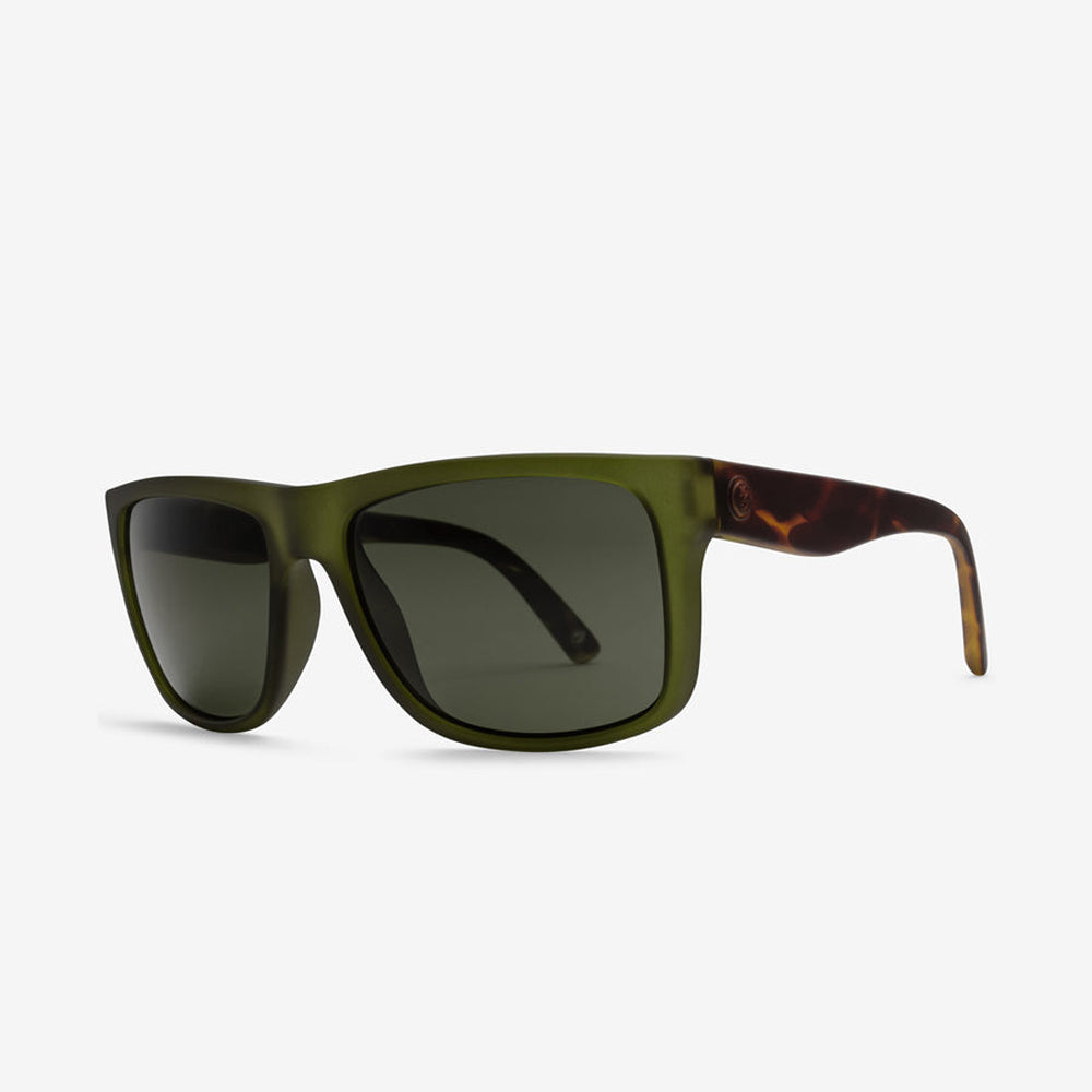 Electric Swingarm Polarized Sunglasses Sage Ohm-Grey Square