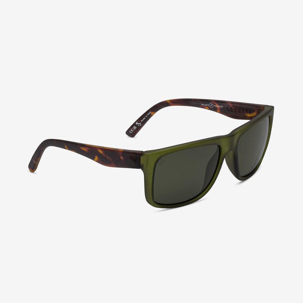 Electric Swingarm Polarized Sunglasses Sage Ohm-Grey Square