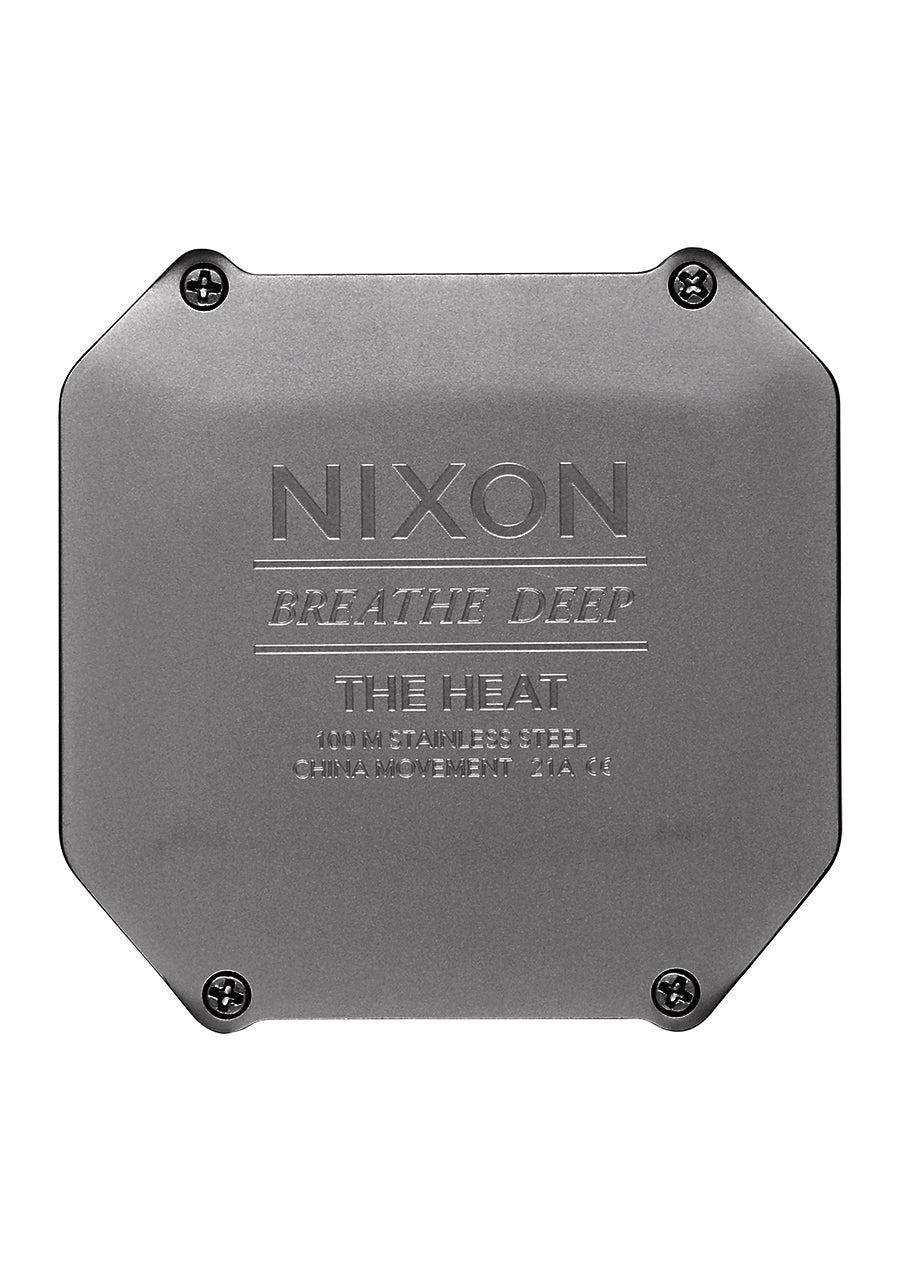 Nixon The Heat Watch 5106-Gunmetal-Positive
