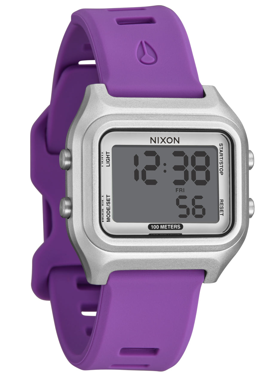 Nixon The Ripper Watch 5232-Silver-Purple