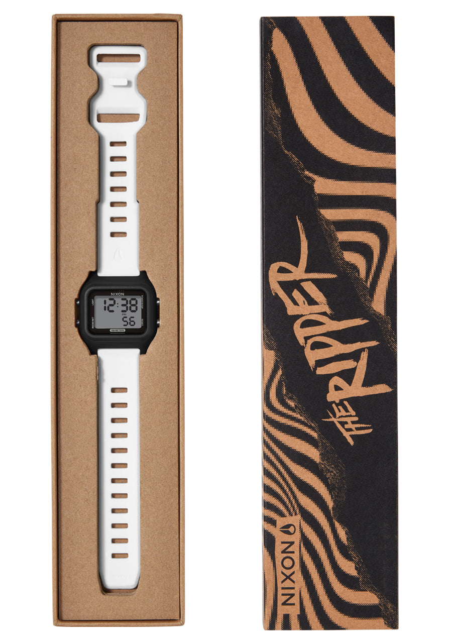 Nixon The Ripper Watch 005-Black-White
