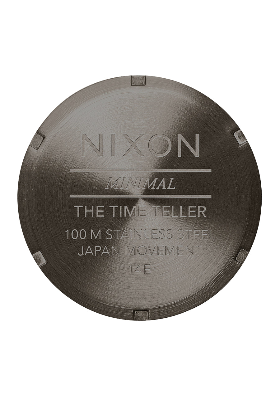 Nixon The Time Teller Nylon Watch 5239-Dark Gray-Pumice-Black
