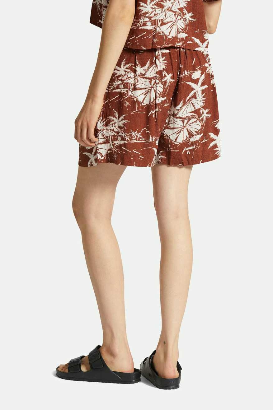 Brixton Riviera Short Sepia XS