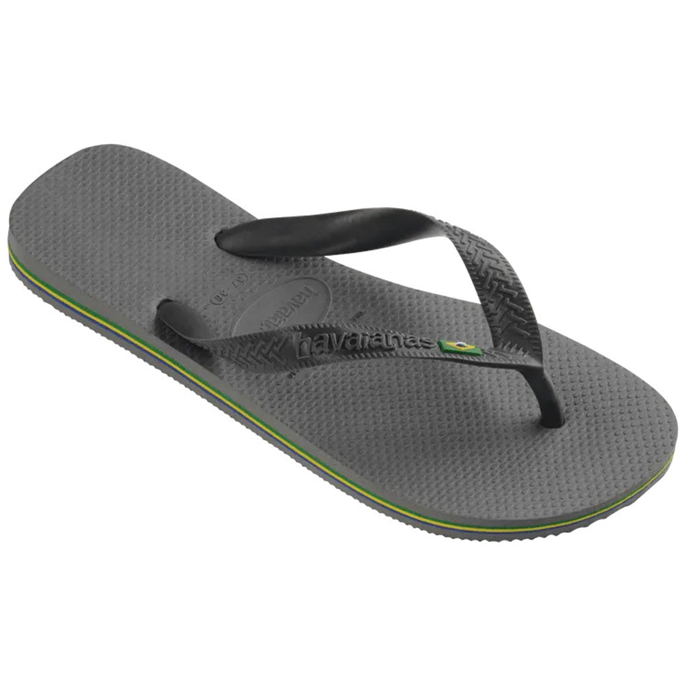 Havaianas Brazil Logo Mens Sandal 5178-Steel Grey24 9