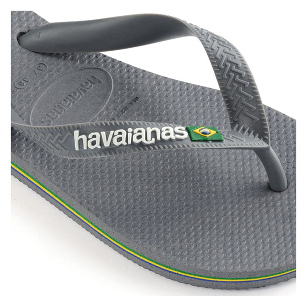 Havaianas Brazil Logo Mens Sandal 5178-Steel Grey24 11