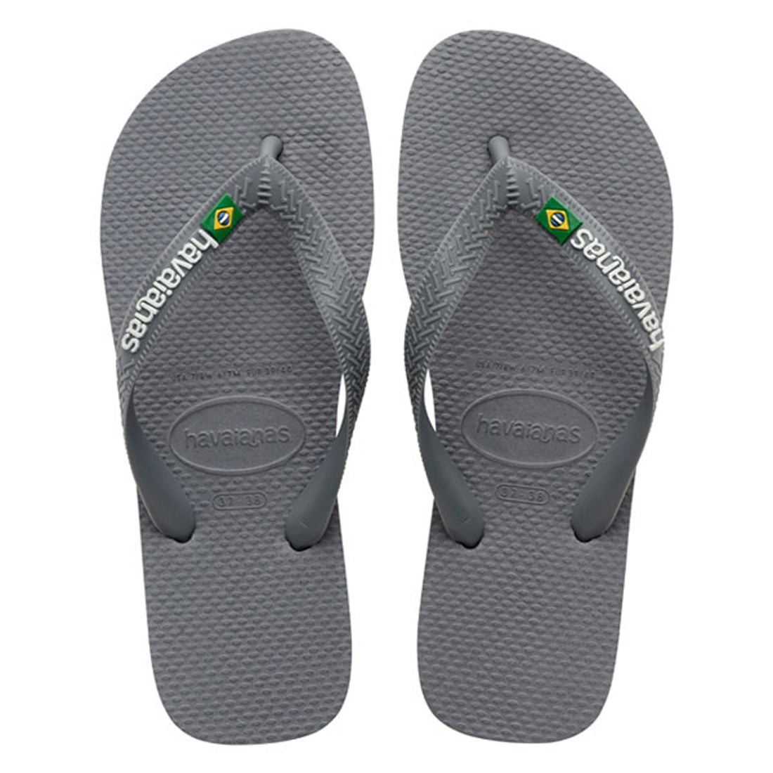 Havaianas Brazil Logo Mens Sandal 5178-Steel Grey24 11