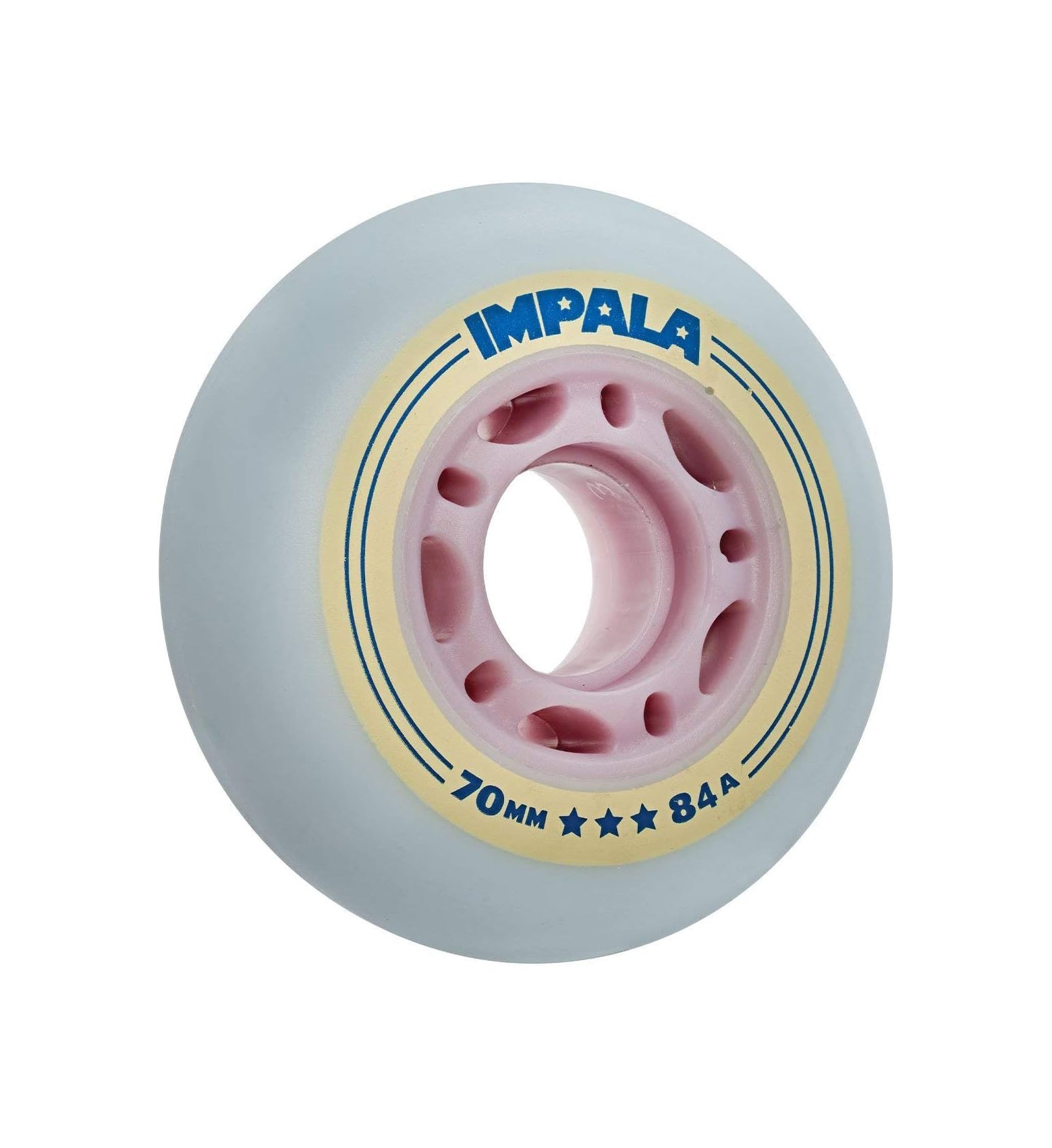 Impala Inline Replacement Wheels SkyBlue/Yellow OS