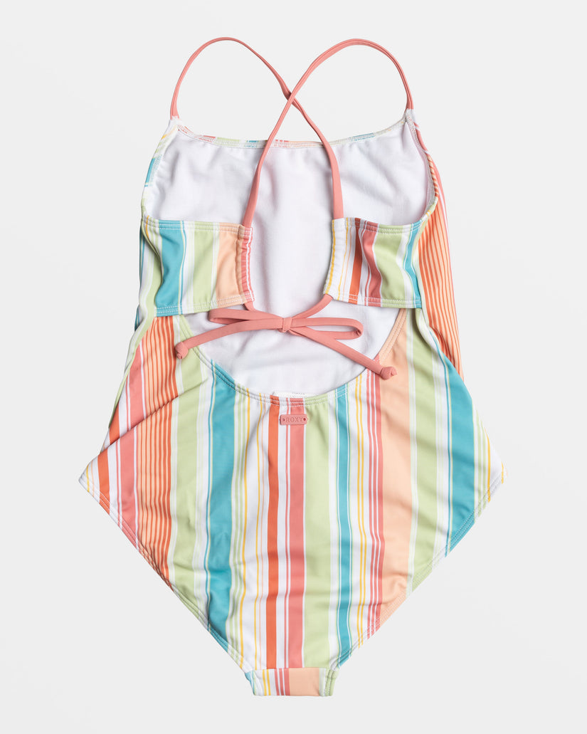 Roxy Siesta Stripe One Piece Girls Bikini WBK9 10