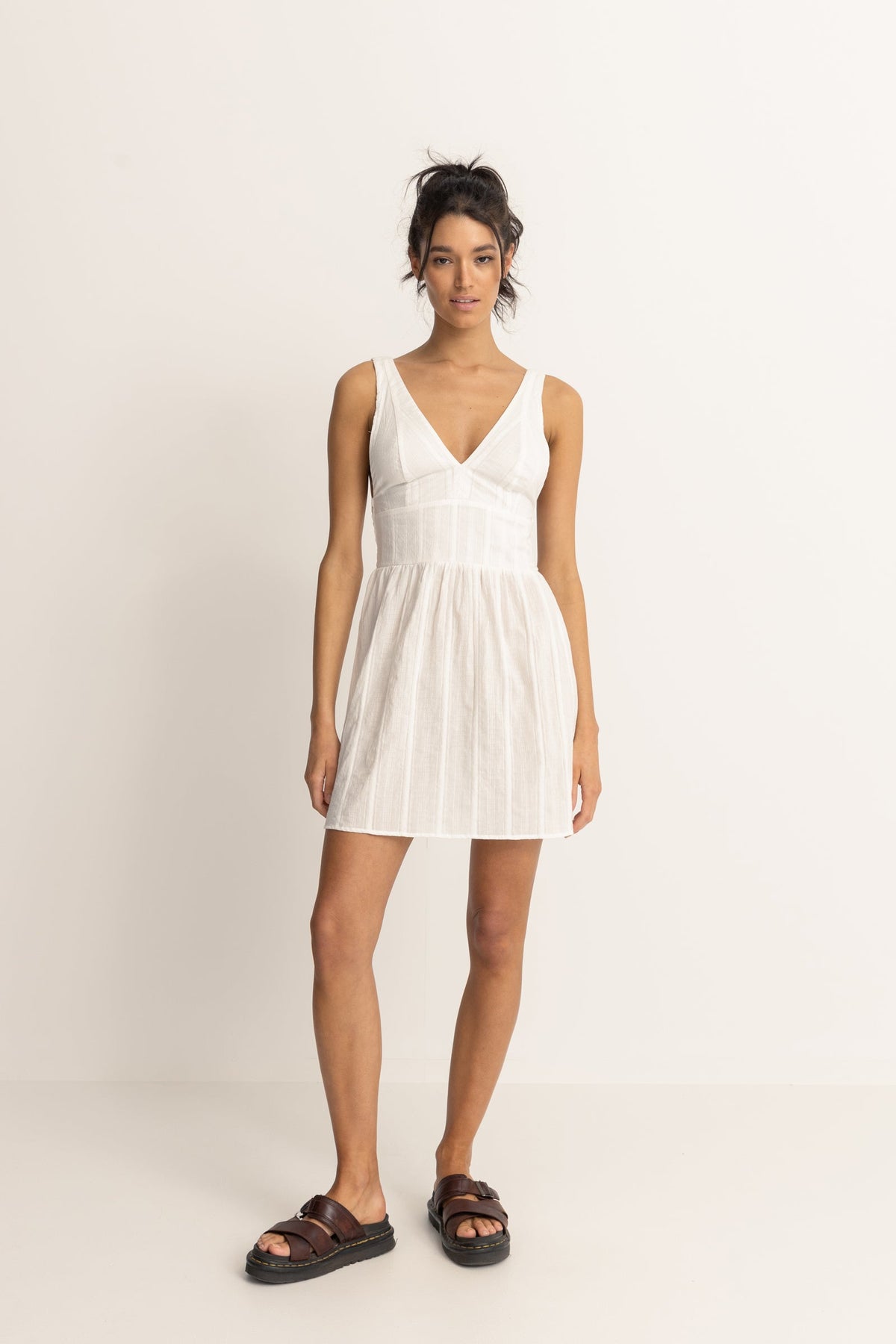 Rhythm Lana Mini Dress WHT L