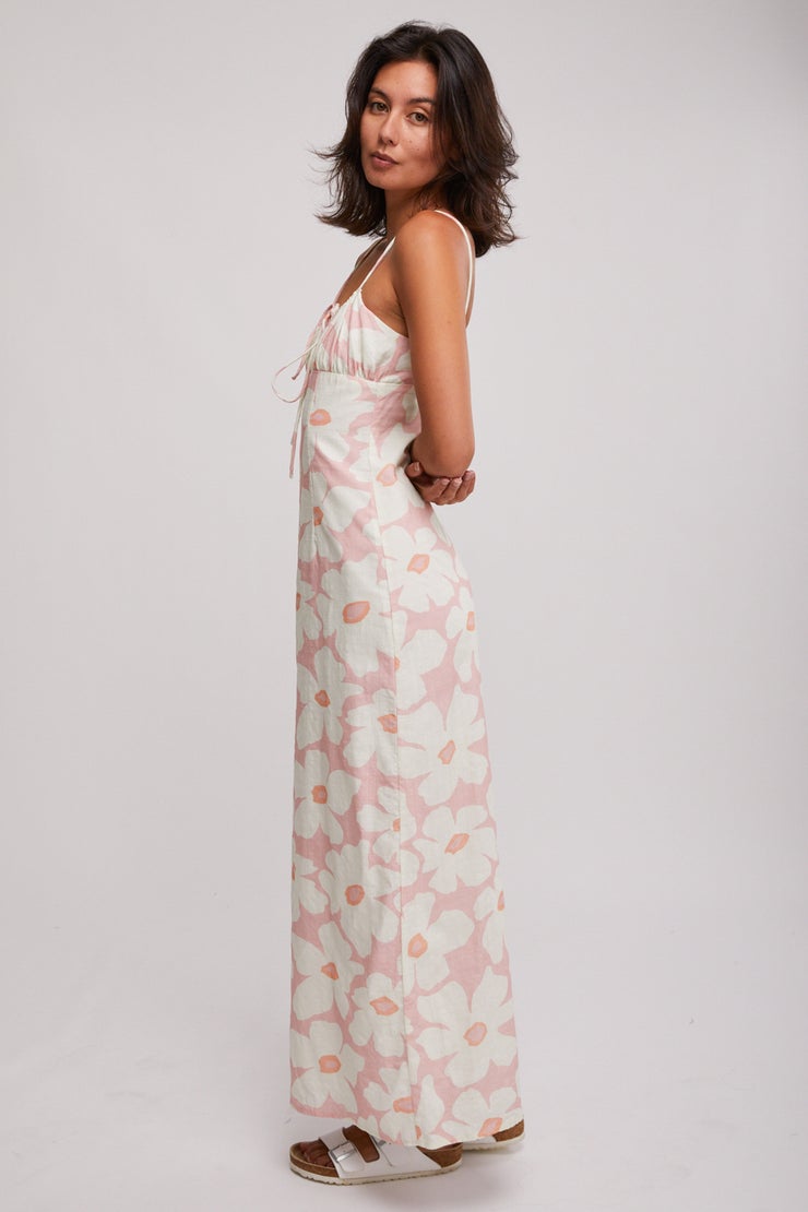 Rhythm Mimi Floral Gathered Maxi Dress ROS M