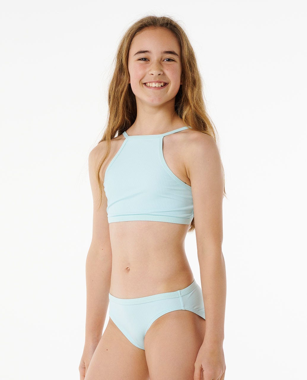 Rip Curl Premium Rib Bikini Girls MidBlue 8