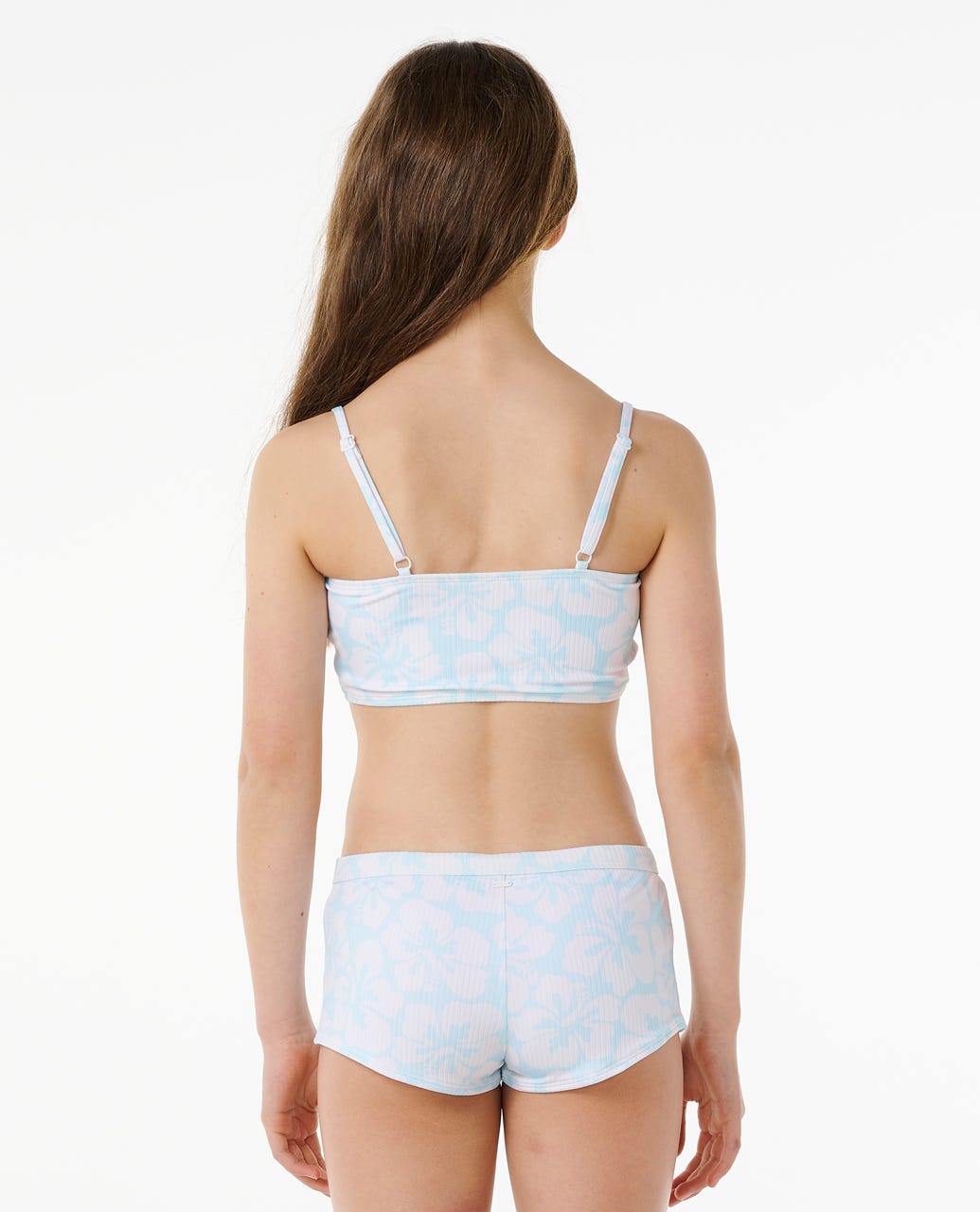 Rip Curl Hibiscus Heat Bikini Girls LightBlue 14