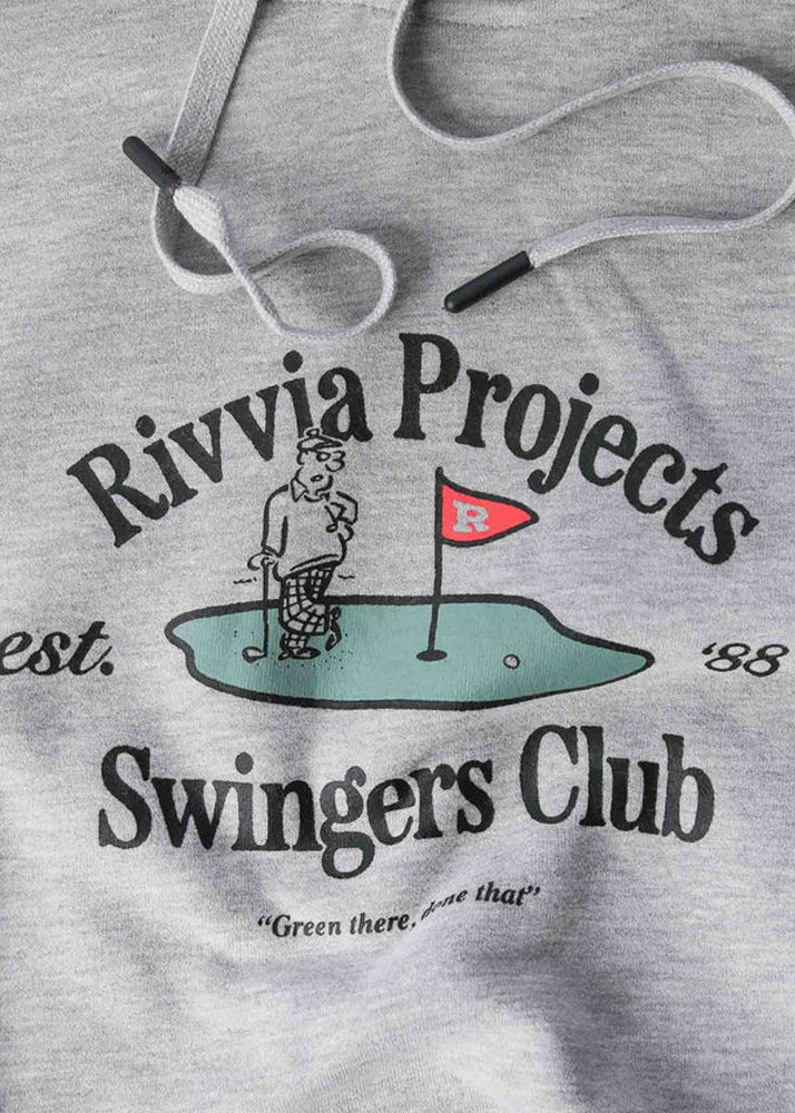 Rivvia Projects Swingers Club Hoodie Grey S