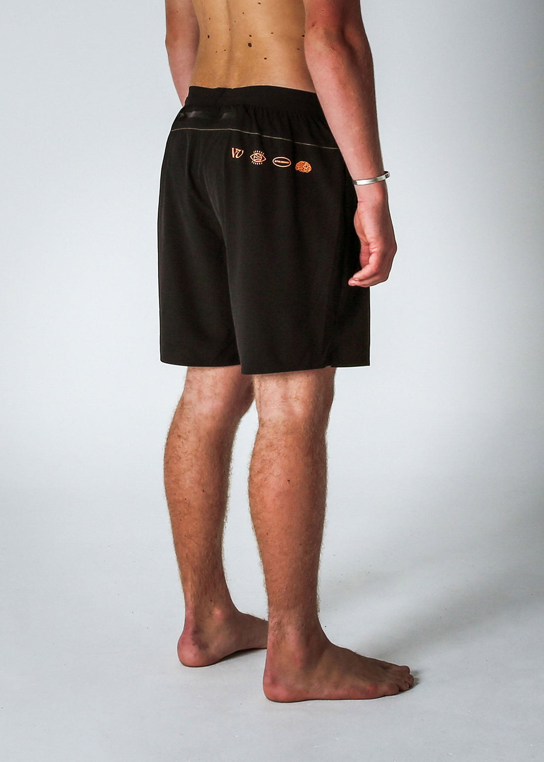 Rivvia Projects Scribble Running Short Black 34