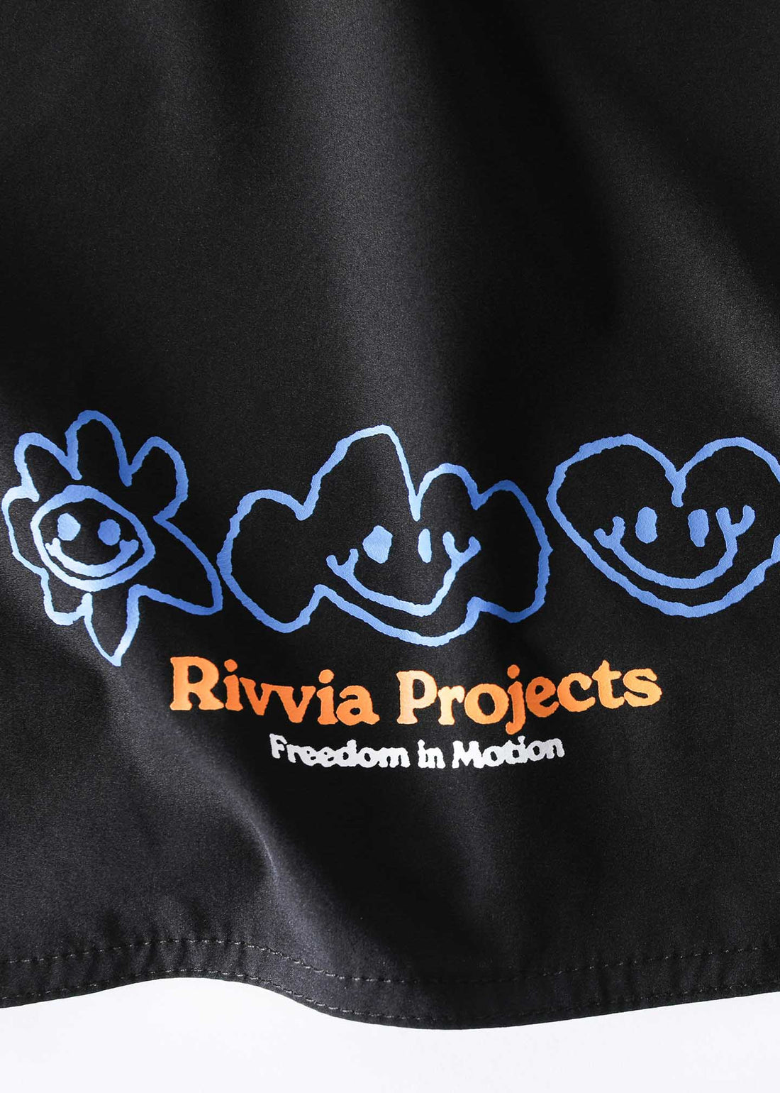 Rivvia Projects Scribble Running Short Black 32
