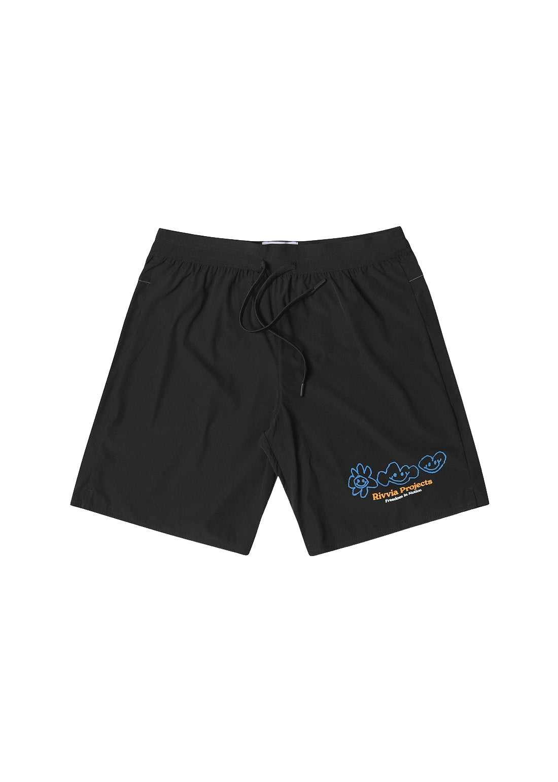 Rivvia Projects Scribble Running Short Black 32