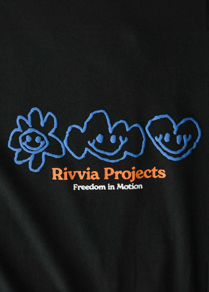 Rivvia Projects Scribble Tee Black S