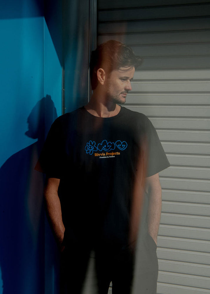 Rivvia Projects Scribble Tee Black S