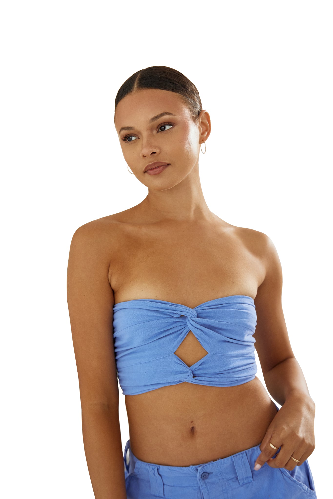 Blanco Sofia Top Azure M