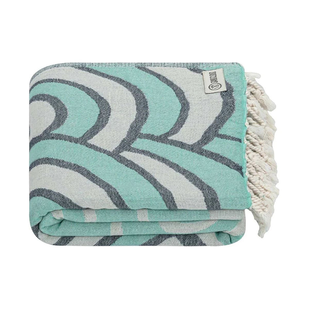 Sand Cloud Turkish Beach Towel Fernando FloridaTeal XLarge