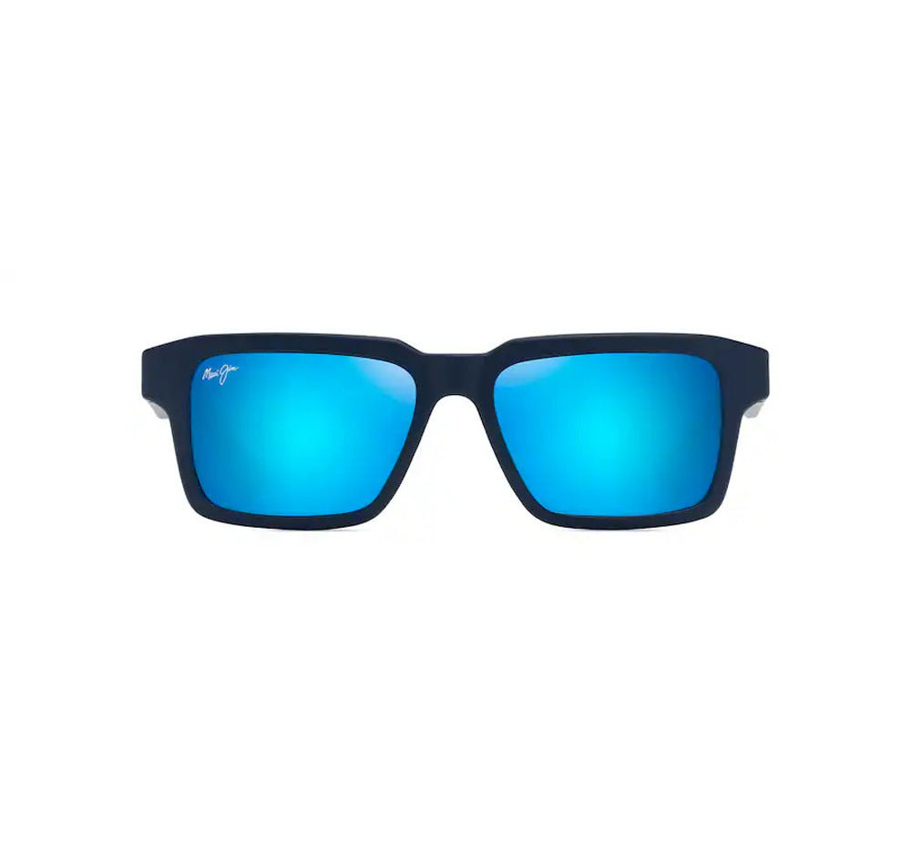 Maui Jim Kahiko Polarized Sunglasses MatteDarkBlue BlueHawaii