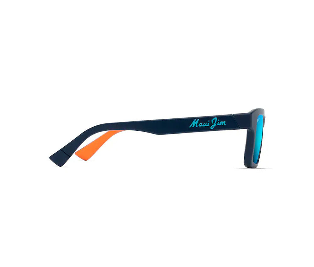 Maui Jim Kahiko Polarized Sunglasses MatteDarkBlue BlueHawaii