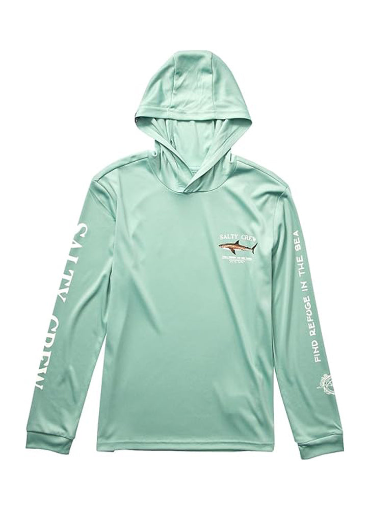 Salty Crew Boys Bruce Hood LS Sunshirt MarineBlue XL