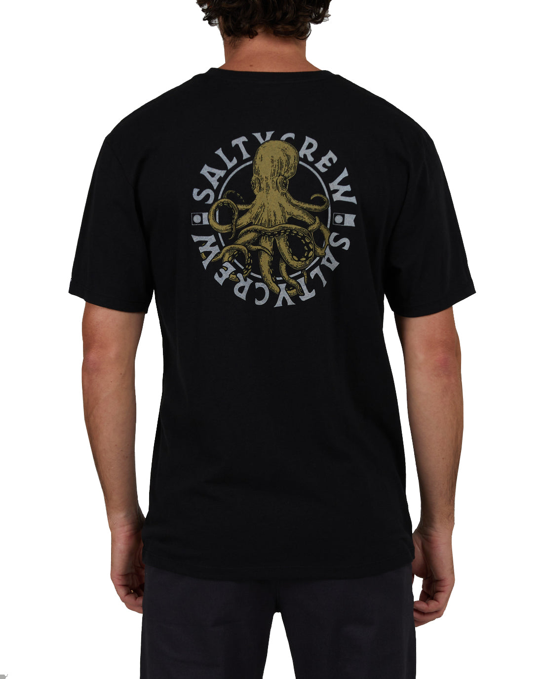 Salty Crew Tentacles SS Tee Black M
