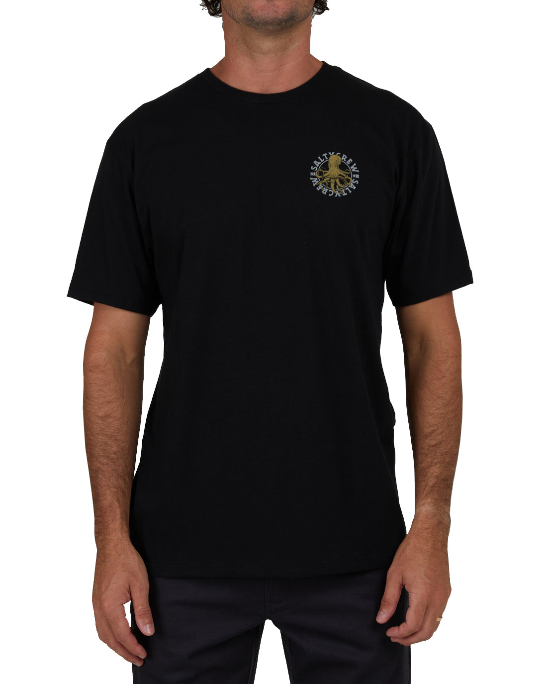 Salty Crew Tentacles SS Tee Black M