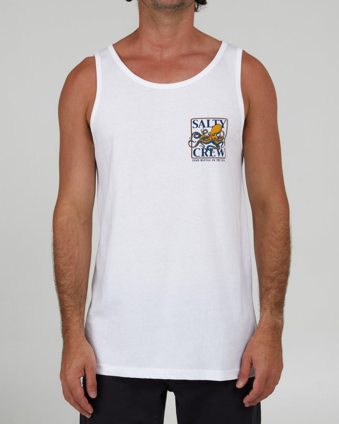 Salty Crew Ink Slinger Tank White L