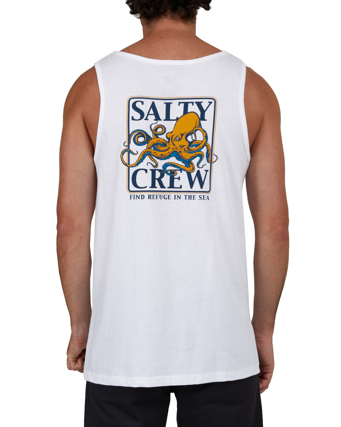 Salty Crew Ink Slinger Tank White L