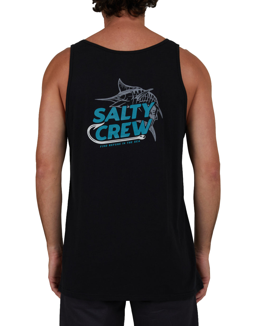 Salty Crew Hook Up Tank Black M