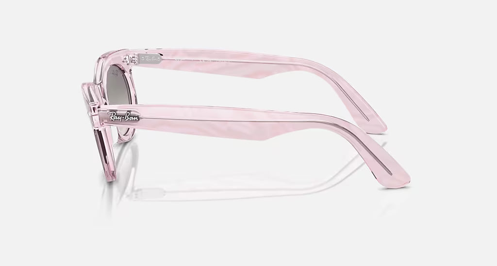 Ray-Ban Wayfarer Oval Sunglasses PhotoWavesPurple ClearGradientGrey