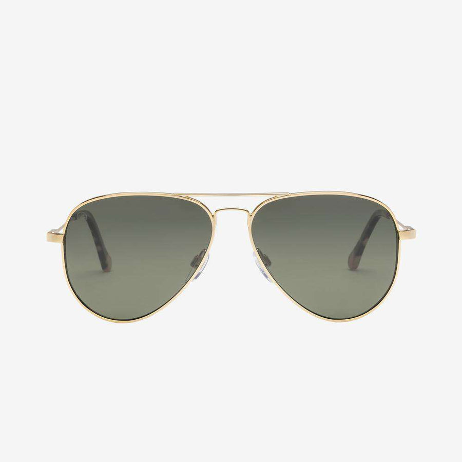 Electric AV1 Sunglasses ShinyGold Ohm Grey Aviator