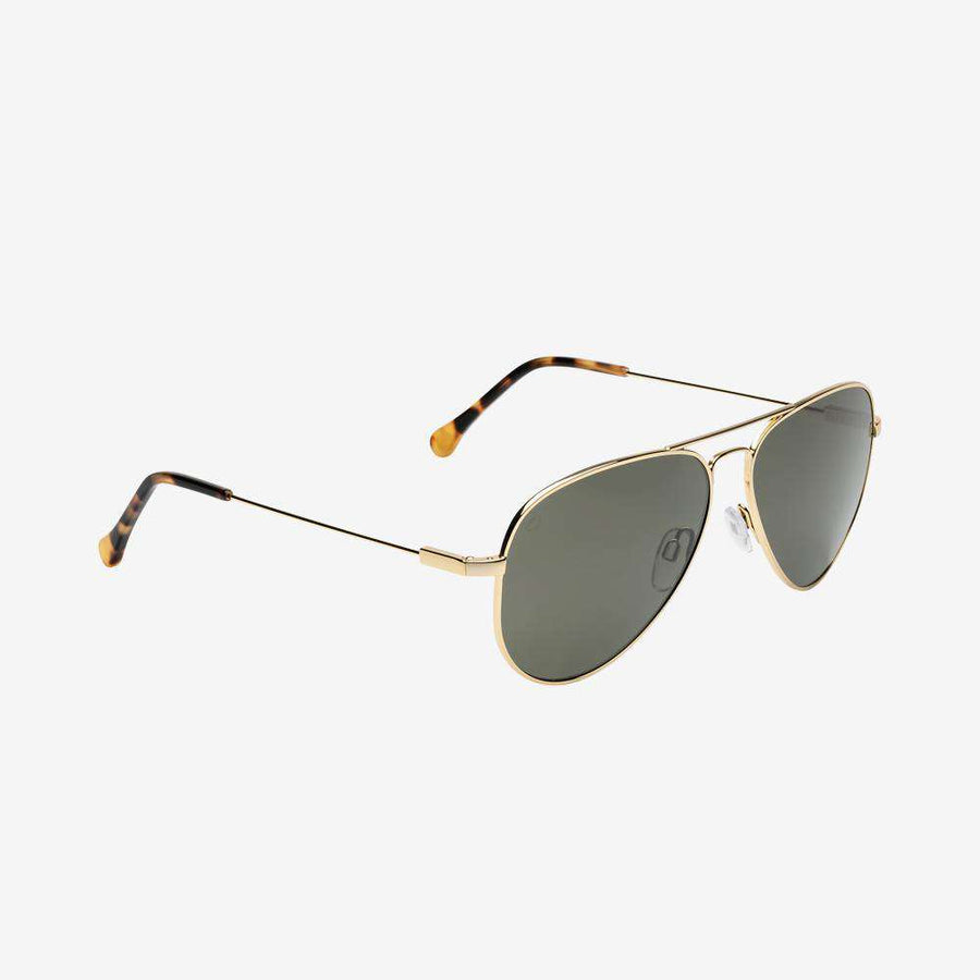 Electric AV1 Sunglasses ShinyGold Ohm Grey Aviator