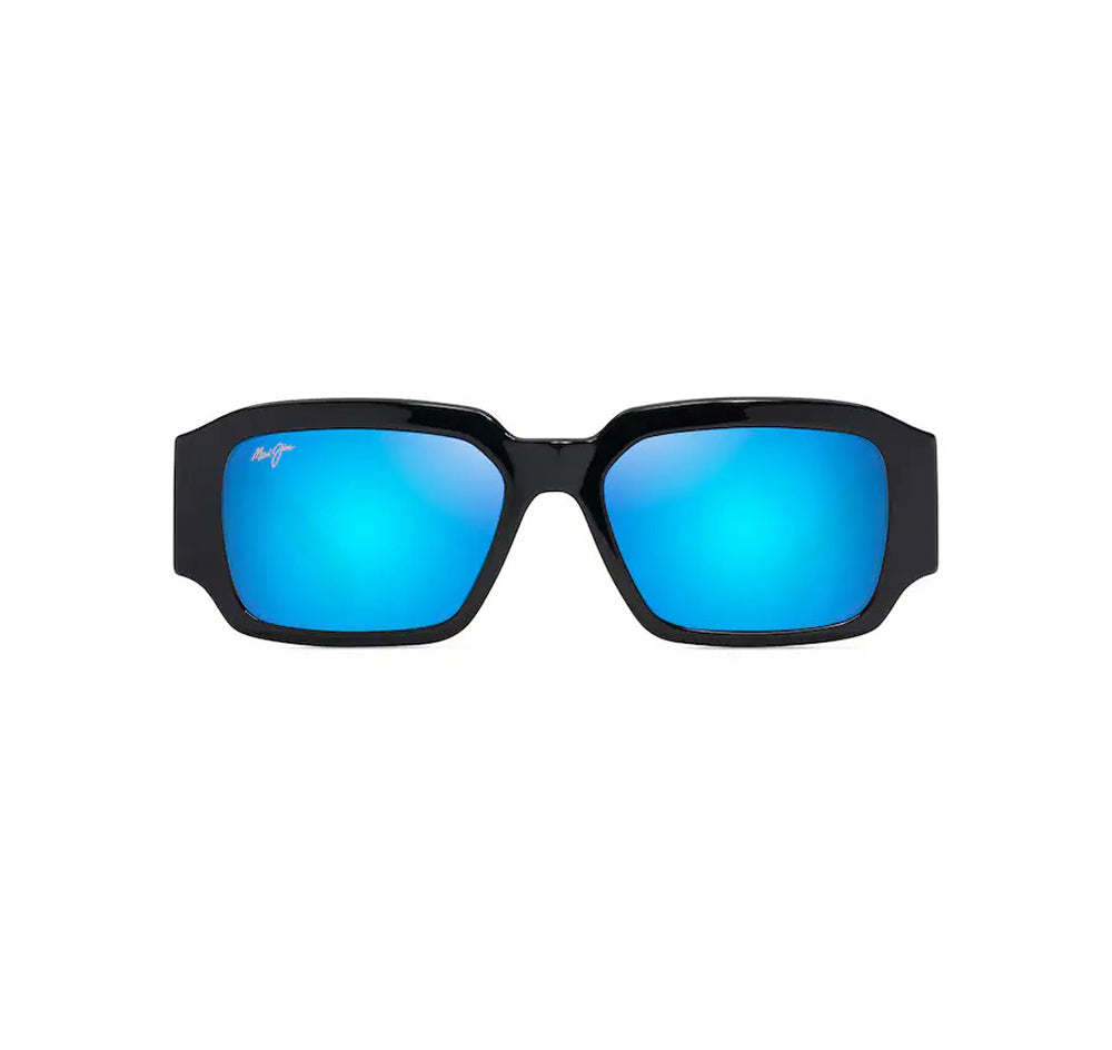 Maui Jim Kupale Polarized Sunglasses ShinyBlack BlueHawaii