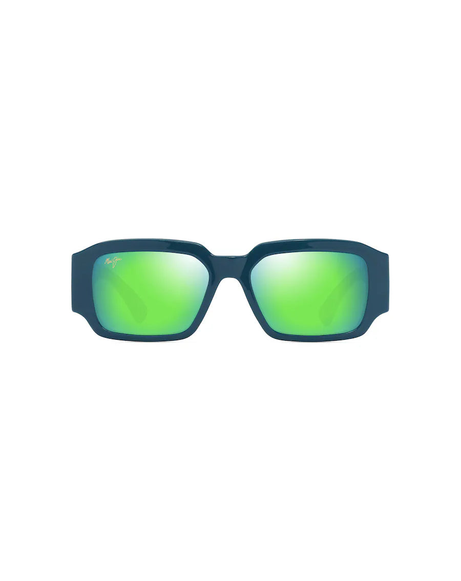 Maui Jim Kupale Polarized Sunglasses ShinyPetrolBlue MauiGreen