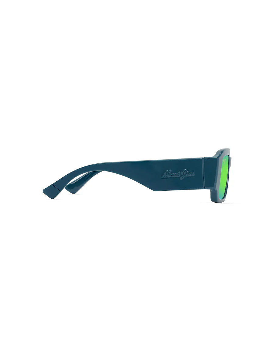 Maui Jim Kupale Polarized Sunglasses ShinyPetrolBlue MauiGreen