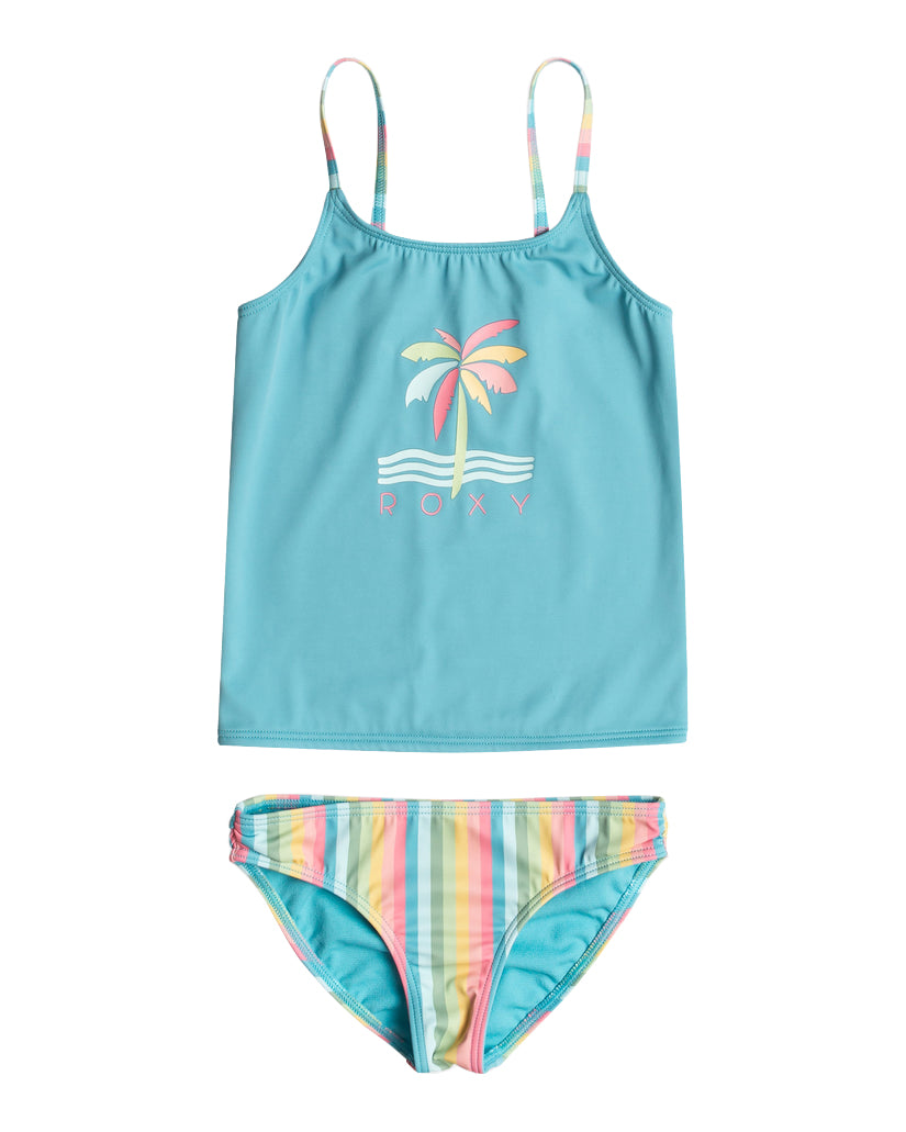 Roxy Rainbow Stripe Tankini Set BJM3 2