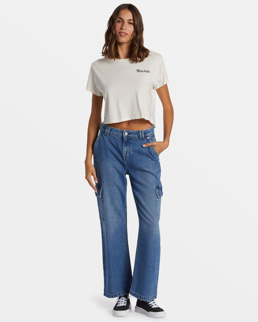 Roxy Baja Cali Cropped Tee WBS0 S