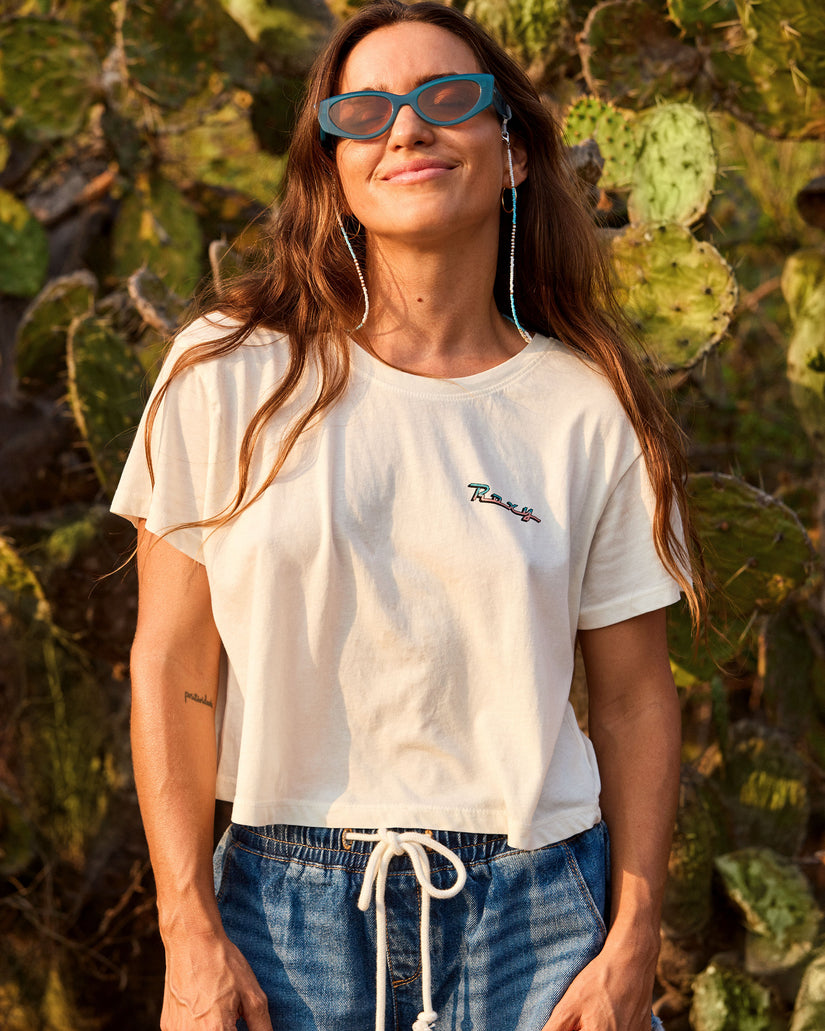 Roxy Baja Cali Cropped Tee WBS0 S