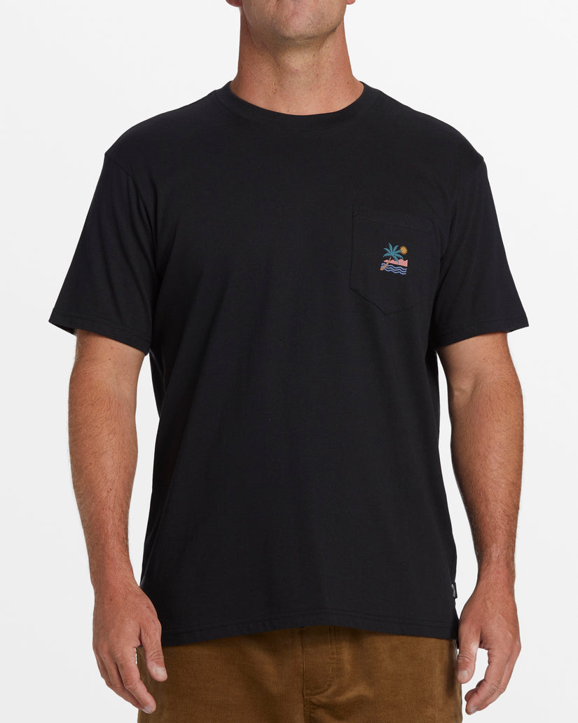 Billabong Troppo Pocket SS Tee BLK S