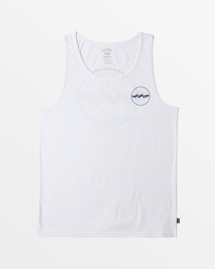 Billabong Rotor Diamond Tank WHT M