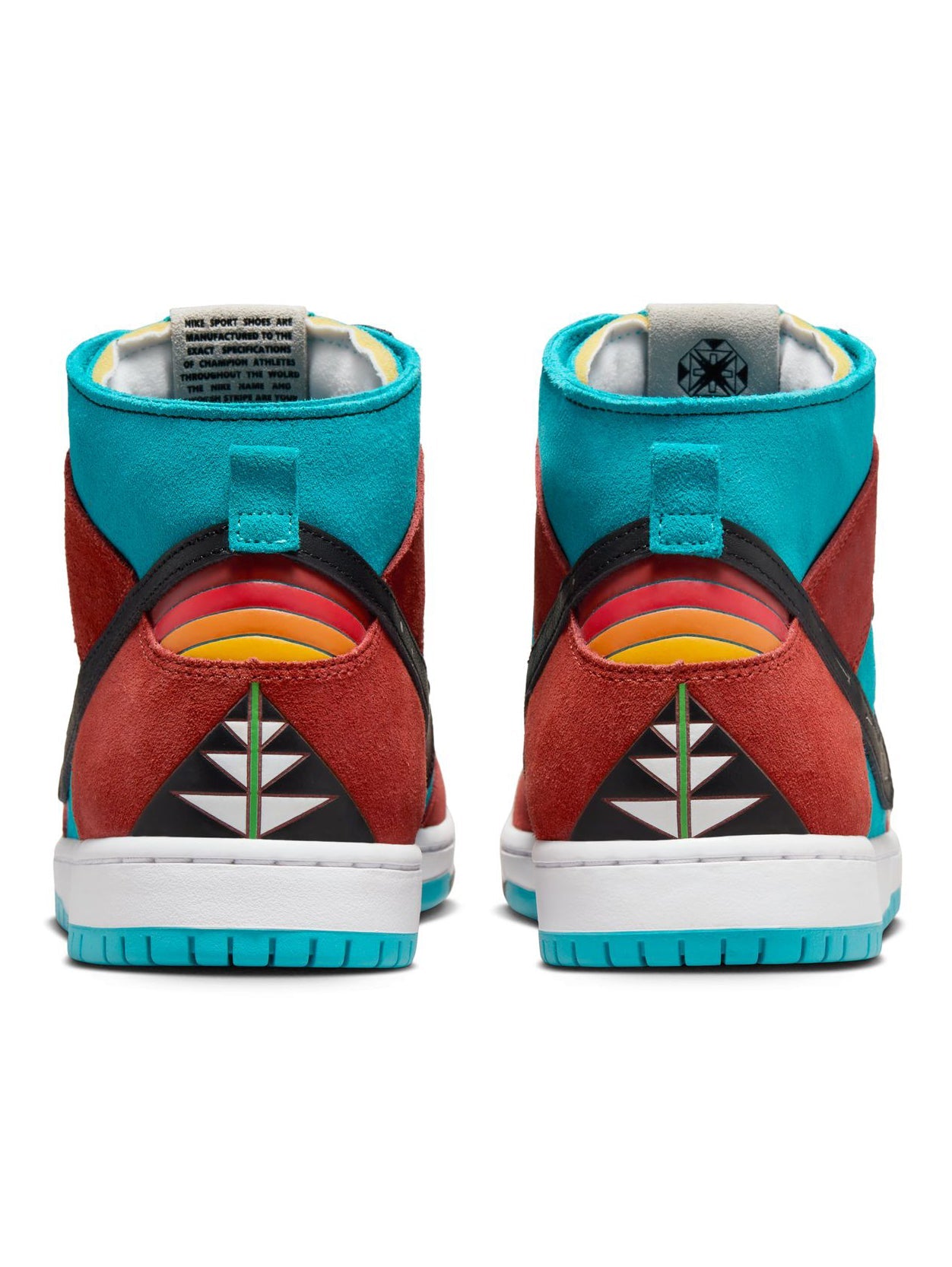 Nike Dunk High QS 400-TurquoiseBlue/BlackRugged 9