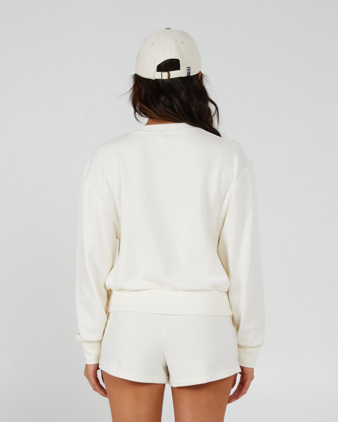 Salty Crew Sand Bar Crewneck Sweatshirt OffWhite XS