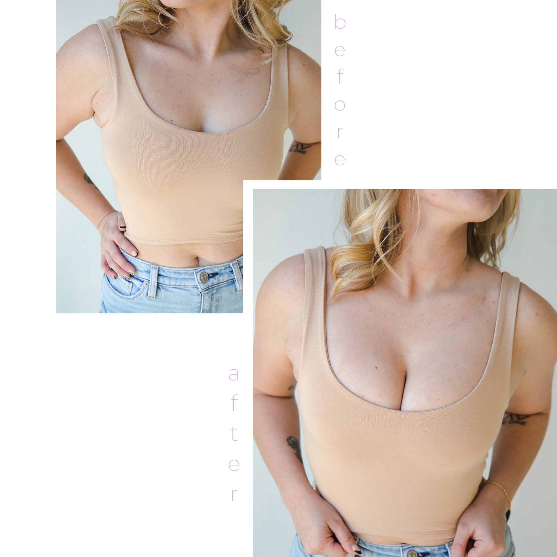 Boob-eez Silicone Stick on Bra LightTint B
