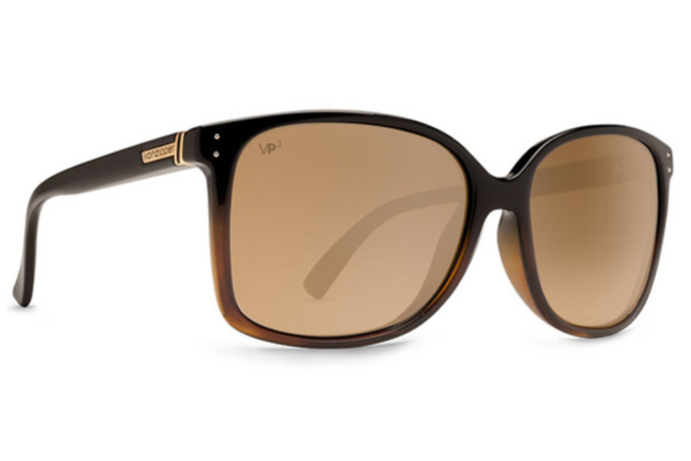 Von Zipper Castaway Polarized Sunglasses BlackTortFadeGloss WildGoldFlash PSZ