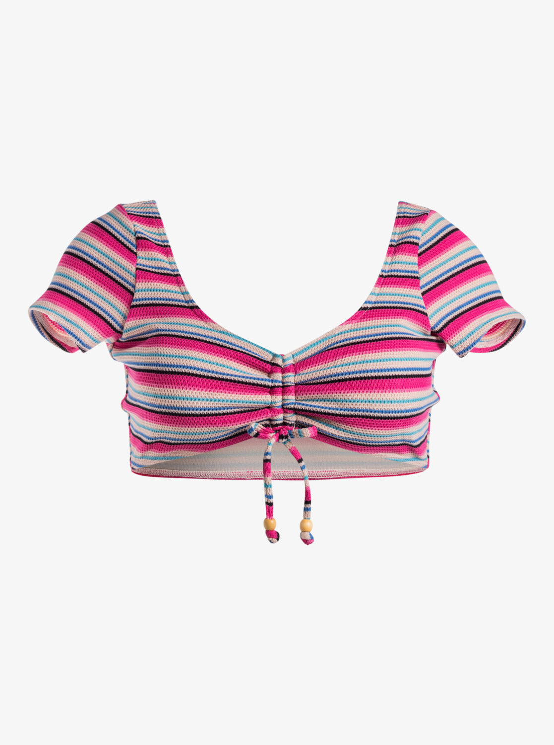 Roxy Paraiso Crop Top Swim Top XKMB L