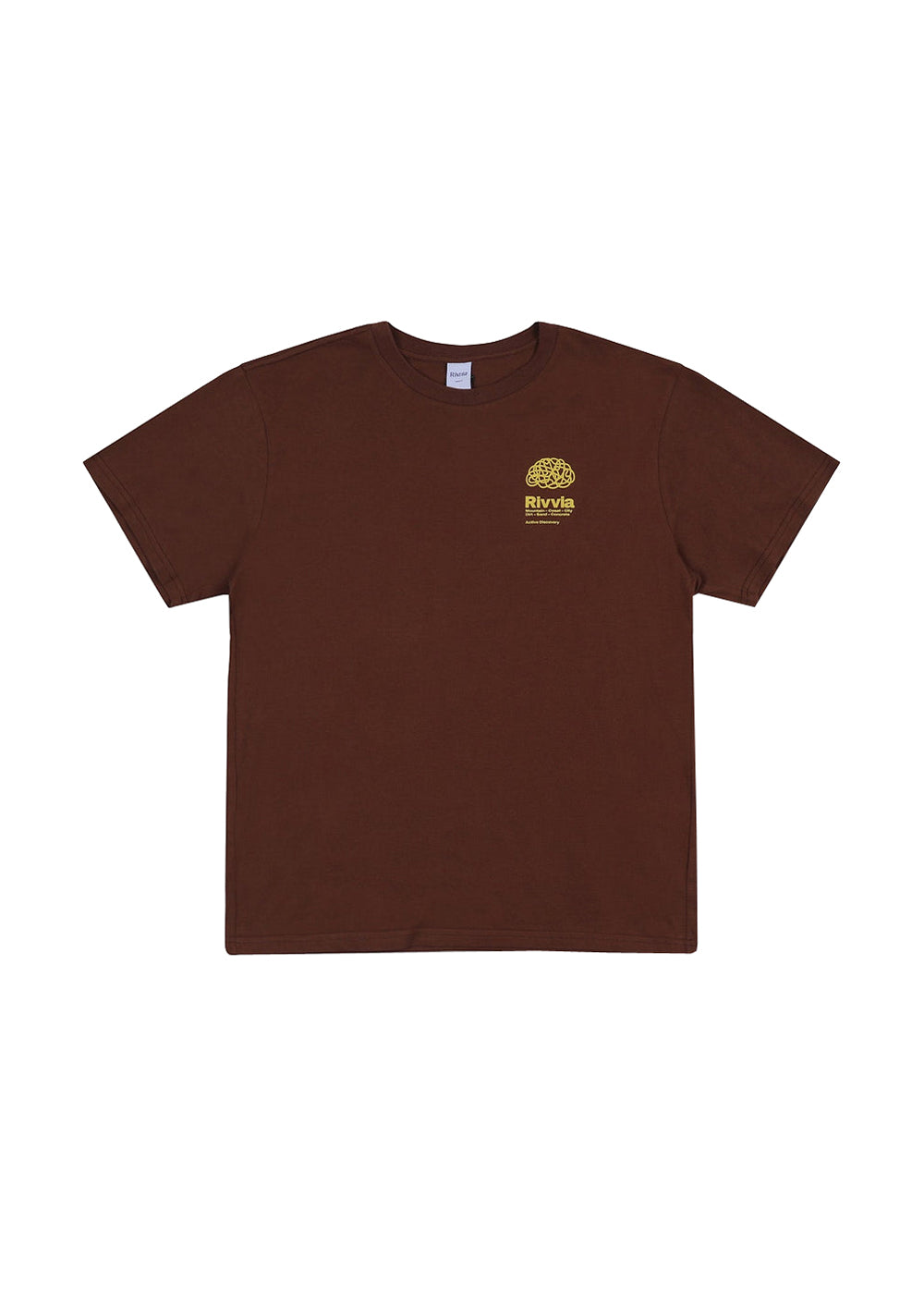Rivvia Projects Scatter Brain SS Tee BRN L