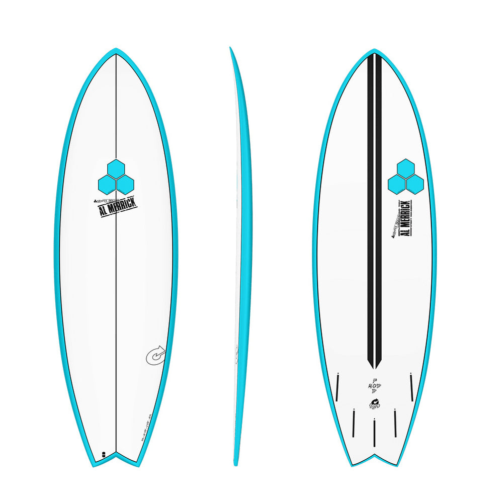 Torq Surfboards CI Pod Mod BlueRails 5ft6in